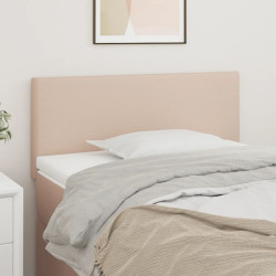 Cabeceira de cama couro artificial 80x5x78/88 cm cappuccino