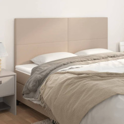 Cabeceira cappuccino 180x5x118/128 cm couro sintético