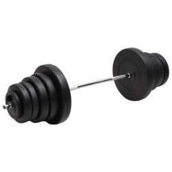 Barra com discos 90 kg