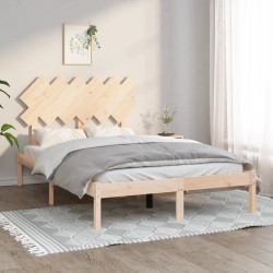 Estrutura de cama pequena casal 120x190 cm pinho maciço