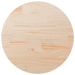 Tampo de mesa pinho maciço ø80x2,5 cm