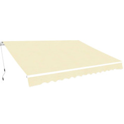 Todo dobrável manual 400 cm creme