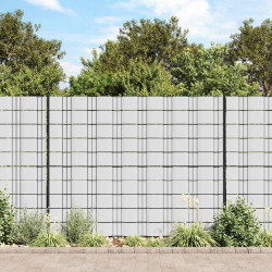 Painel de privacidade para jardim 70x0,19 m PVC branco