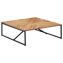Mesa de centro 110x110x36 cm madeira de acácia maciça