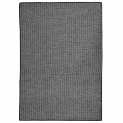 Tapete de tecido plano para exterior 160x230 cm cinzento