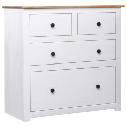 Aparador 80x40x83 cm madeira de pinho panama branco
