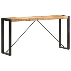 Mesa consola 150x35x76 cm madeira de mangueira maciça