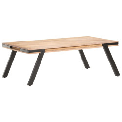 Mesa de centro 114x65x40 cm madeira de mangueira maciça