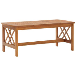 Mesa de centro 102x50x43 cm madeira de acácia maciça