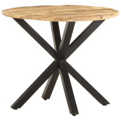 Mesa de apoio 68x68x56 cm madeira de mangueira maciça