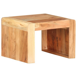 Mesa de apoio 43x40x30 cm madeira de acácia maciça