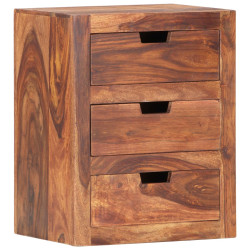 Mesa de cabeceira 40x30x50 cm madeira de acácia maciça
