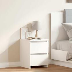 Mesa de cabeceira 30x30x40 cm contraplacado branco