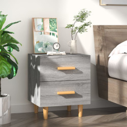 Mesa de cabeceira 40x35x47,5 cm sonoma cinzento