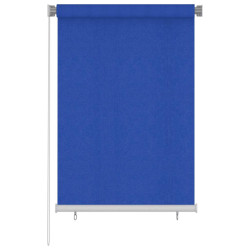 Estore de rolo para exterior 105 (l) x 140 (a) cm azul HDPE