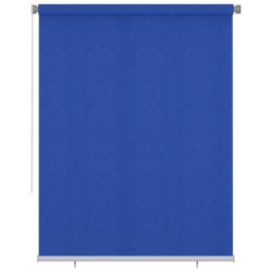 Estore de rolo para exterior 185 (l) x 230 (a) cm azul HDPE