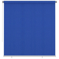 Estore de rolo para exterior 225 (l) x 230 (a) cm azul HDPE