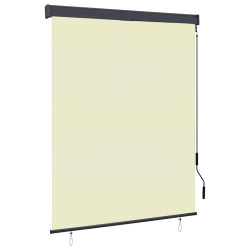 Estore de rolo para exterior 140x250 cm creme