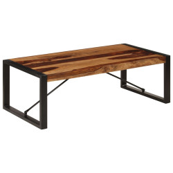 Mesa de centro 120x60x40 cm madeira de acácia maciça
