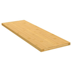Prateleira de parede 60x20x1,5 cm bambu