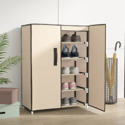 Sapateira 60x28x90 cm tecido creme