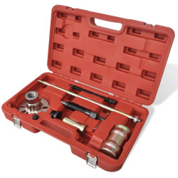 Kit conjunto extractor do eixo da roda, hidráulico com martelo 10 ton.
