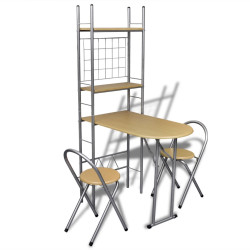 Conjunto de bar, de pequeno-almoço com 2 cadeiras
