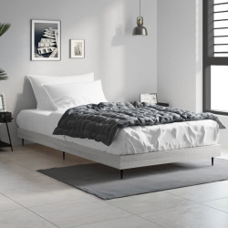 Estrutura cama 100x200 cm derivados de madeira cinzento sonoma