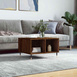 Mesa de centro 60x50x36,5cm derivados madeira carvalho castanho