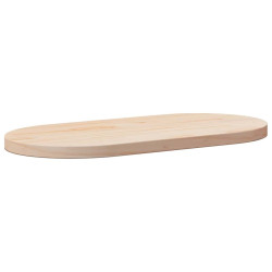 Tampo de mesa 90x45x2,5 cm madeira maciça pinho oval