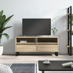 Móvel p/ TV 100x34,5x44,5 cm derivados madeira carvalho sonoma