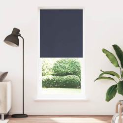 Cortina de rolo blackout, 124,4 x 230 cm, largura do tecido 120 cm, cor náutica.