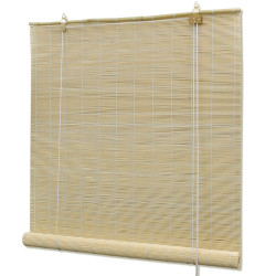 Estore de enrolar 120 x 160 cm bambu natural