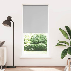 Cortina de rolo blackout 84,4x230 cm, largura do tecido 80 cm, cinza