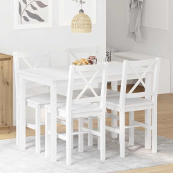 5 Pcs conjunto de jantar branco