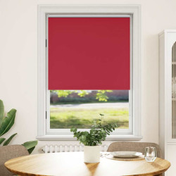 Cortina de rolo blackout, 104,4 x 175 cm, largura do tecido 100 cm, vermelha