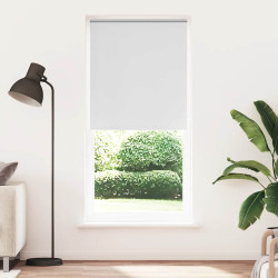 Cortina de rolo blackout, 104,4 x 230 cm, largura do tecido 100 cm, branca.