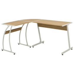 Mesa de canto em forma de l preto