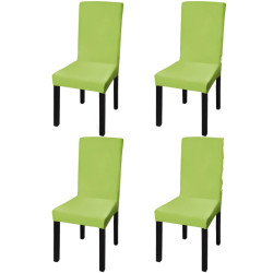 Capa extensível para cadeiras 4 pcs verde