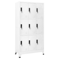 Cacifo aço 90x45x180 cm branco