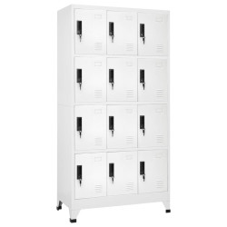 Cacifo aço 90x45x180 cm branco