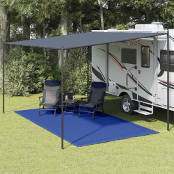 Tapete de campismo para tenda 250x350 cm azul