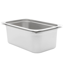 Recipientes gastronorm 2 pcs gn 1/1 200 mm aço inoxidável