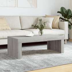 Mesa de centro 102x50x36cm derivados de madeira cinzento sonoma