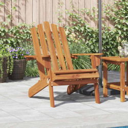 Cadeira adirondack para jardim em madeira de acácia maciça