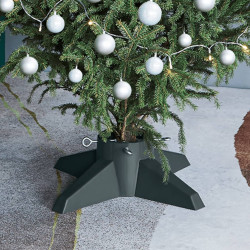 Suporte para árvore de natal 55,5x55,5x15 cm verde