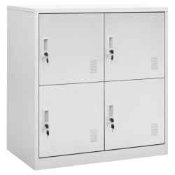 Cacifo 90x45x92,5 cm aço cinzento-claro
