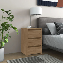 Mesa cabeceira 40x35x62,5 cm derivados madeira carvalho sonoma