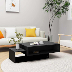 Mesa de centro 105x55x32 cm derivados de madeira preto