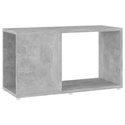 Móvel de TV 60x24x32cm derivados de madeira cinzento cimento
